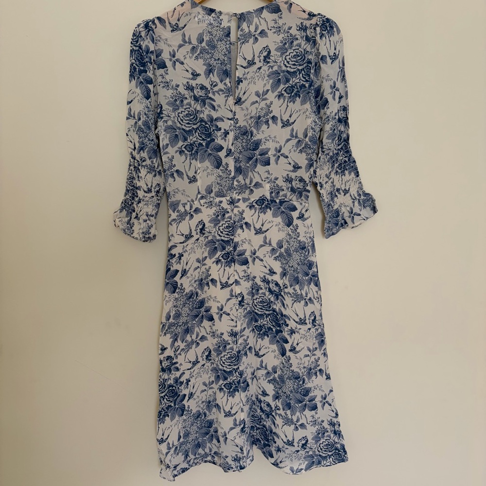 Reformation Carolena Dress Pompadour Size 8 - Picture 6 of 10